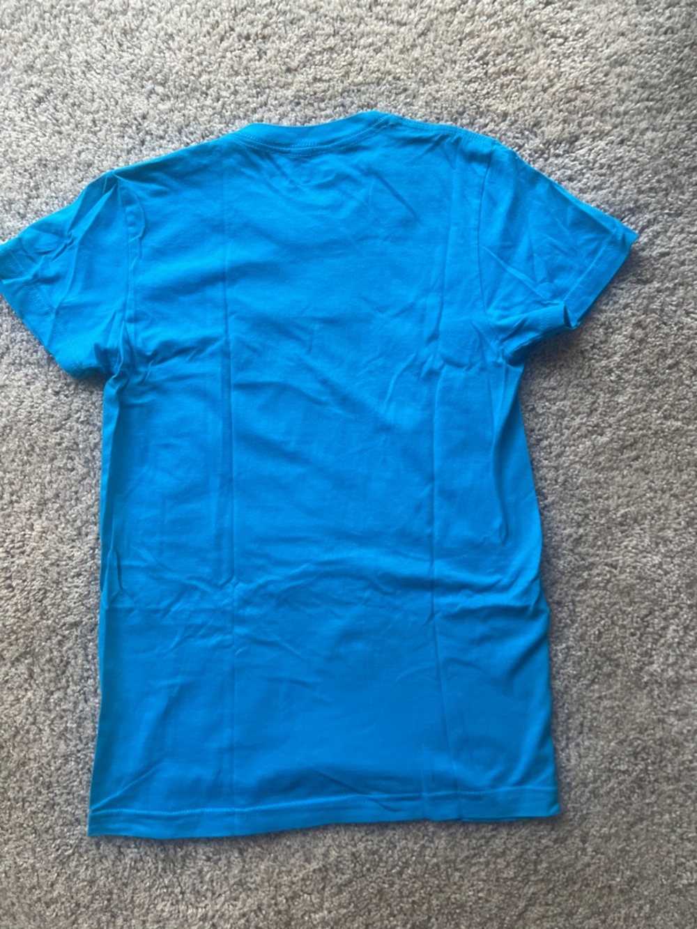 Threadless Medium-Girly Blue “Dr. Swiss” Tee with Graphic - Picture 5 of 6